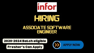 Infor job update hiring Associate software engineer