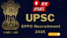 UPSC EPFO Recruitment