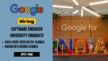 Google Software Engineer, University Graduate, 2026