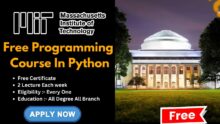 mit free python course