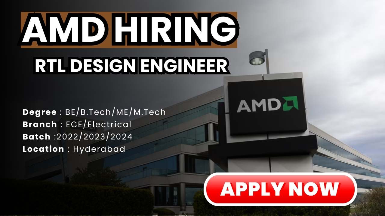 Amd Hiring RLT Design Engineer