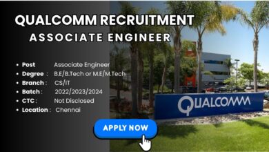 Qualcomm Recruitment aSSOCIATE eNGINEER