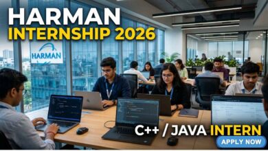 Harman Hiring C++ & Java Intern Engineer 2026