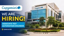 Capgemini Associate Test Automation Engineer