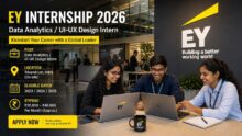 EY Internship 2026 Data Analytics & UI UX