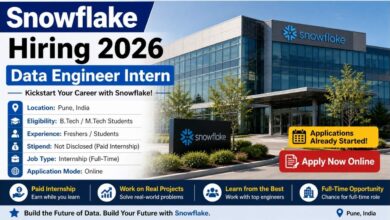 Snowflake Data Engineer Intern
