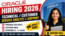 Oracle hiring analyst 2026